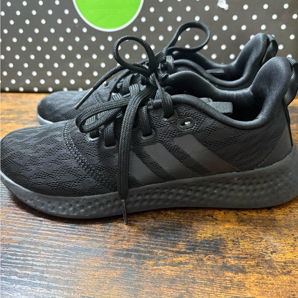 Adidas Triple Black Running Shoes